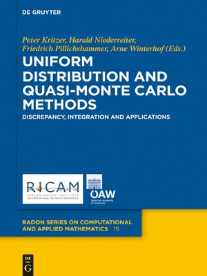 cover image of Uniform Distribution and Quasi-Monte Carlo Methods